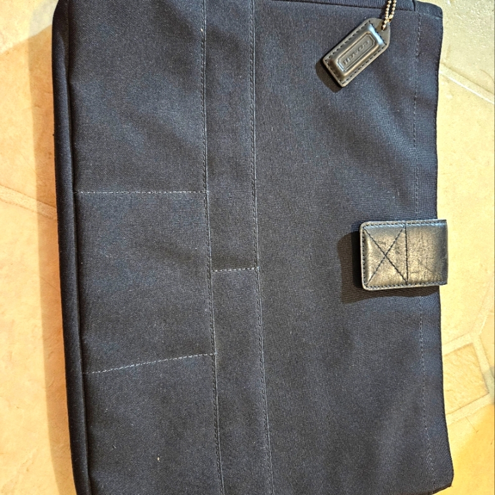 Coach laptop case